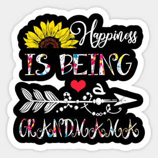 Happiness is being a grandmama mothers day gift Sticker